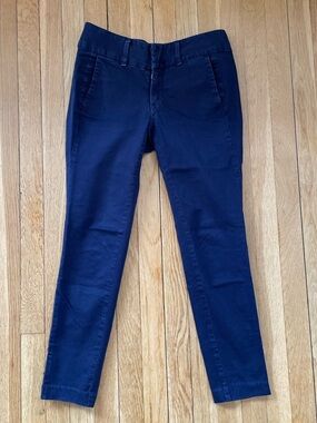 Rag & Bone Slim Twill Trousers in Blue - Size 26